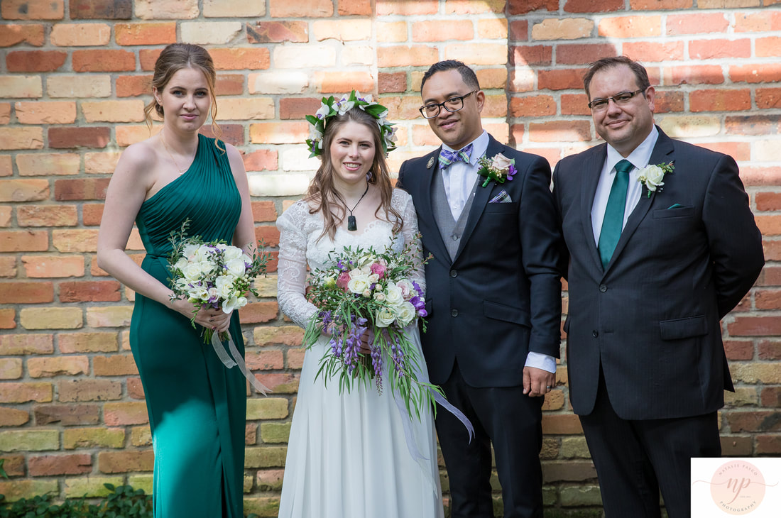 Bridal party in Auckland